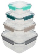 Set de cutii pătrate Neo PP Klic x4