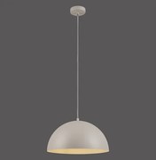 Schöner Wohnen 11728-39 - Lustră suspendată ALI pe cablu 1xE27/25W/230V Ø 38 cm, gri