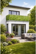 Paravan pentru balcon verde din plastic 500x85 cm Wilder Wein – Maximex