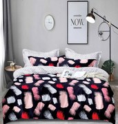 Lenjerie Pat Dublu, 4 Piese, Bumbac Satinat Superior - Pictura