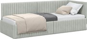 vidaXL Cadru de pat colțar Gri deschis 80 cm x 200 cm Catifea