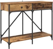 vidaXL Masă de consolă Lemn Vechi 100 x 39 x 78,5 cm Lemn compozit