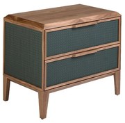 Noptiera cu 2 sertare design LUX Dark green
