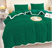 Lenjerie de pat 2 persoane, cocolino, groasa, uni, 4 piese, SPUC01