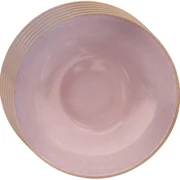 Orion Set de farfurii adânci din ceramică Glaze roz 20,5 cm, 6 buc.