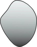 vidaXL Oglindă de perete, negru, 50x40 cm