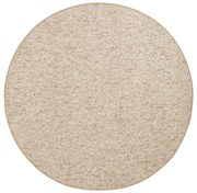 Covor maro deschis rotund ø 133 cm Wolly – BT Carpet