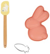 Un set de accesorii pentru copt cu motiv de Paște