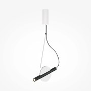 Pendul LED design modern Enigma alb