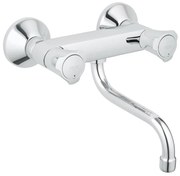 GROHE 31187001 - Baterie pentru chiuvetă COSTA L, montare pe perete, 200 mm, crom lucios