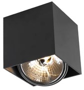 Spot de design negru pătrat - Box