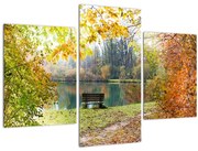 Tablou cu pescărie (90x60 cm)