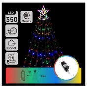 Aigostar - Decorațiune de Crăciun LED RGBY pentru exterior 350xLED/6W/230V 3,5m IP44