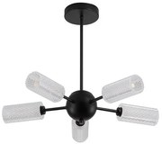 Candelabru cu 5 brate metal negru Cosmic