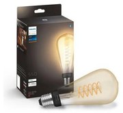 Bec LED dimabil Philips Hue WHITE FILAMENT ST72 E27/7W/230V 2100K