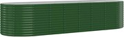 vidaXL Strat înălțat grădină 322x100x68 cm oțel galvanizat