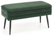 Scaun Velva 1, verde/negru