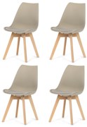 Set de scaune de sufragerie CT-X7055 CAP, 4 buc