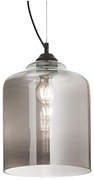Lustră pe cablu Ideal Lux BISTRO 1xE27/60W/230V d. 24 cm fumuriu