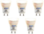 Set de 5 becuri LED GU10 35mm 3.5W 180 lm 2700K