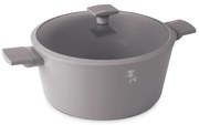 Oală cu capac 30 cm, 8L – Berlinger Haus Taupe Collection BH 8103, cu strat antiaderent, pentru gătit în familie sau rețete voluminoase