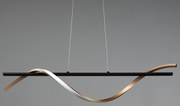 PLACES OF STYLE LED Lampa suspendata TORCA aurie 100/150 cm