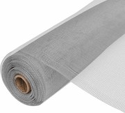 vidaXL Plasă de sârmă, argintiu, 100 x 1000 cm, aluminiu