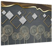 Tablou cu abstracție (70x50 cm)