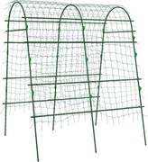 Outsunny Arc mare pentru cățărători, plasă de protecție pentru păsări, montaj ușor, metal, 144 x 167 x 206 cm | Aosom Romania