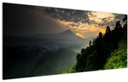 Tablou - peisaj montan verde (120x50 cm)