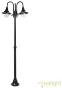 Stalp de exterior clasic cu 3 brate, inaltime 206cm, IP44, Konstanz 8248 RX