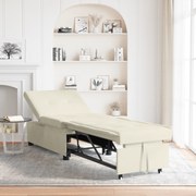 vidaXL Canapea extensibilă Crem 67 x 194 x 38 cm Catifea