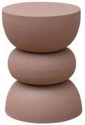 Masuta laterala, din metal, powder pink Forms