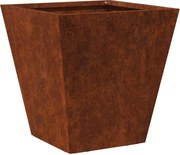 vidaXL Jardinier de grădină 30x30x30 cm Oțel rezistent la intemperii