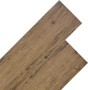vidaXL Plăci de Pardoseală 18 pcs Maro Nuc 5,26 m² PVC