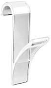 Set 2 cârlige transparente pentru prosoape Wenko Radiator