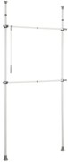 Suport pentru haine alb telescopic din metal Herkules – Wenko