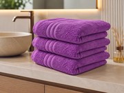 Prosop Classic 70 x 140 cm violet, 100% bumbac