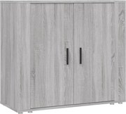 vidaXL Dulap, gri sonoma, 80x33x70 cm, lemn compozit