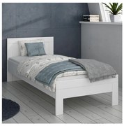 Pat pentru o persoană SNOWIE 90 x 200 cm, alb