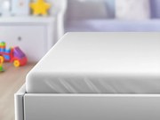 Cearsaf Jersey pentru patut 70x140 cm gri