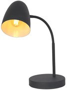 Veioza de masa metal negru flexibila JASON