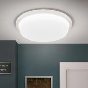 Plafoniera LED moderna LEROX 30cm alba