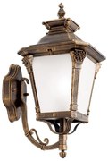 Aplica de perete exterior stil clasic IP23 Aiko AL 11-1138/1 Patina/aufwarts OR