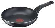 Tigaie Tefal B5670453, 24 cm, Thermo-Signal, Thermo-Spot, Strat titan, Negru