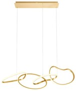 Redo 01-3389 - Lustră reglabilă pe cablu BIAS LED/90W/230V, aurie