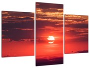 Tablou cu soarele colorat (90x60 cm)