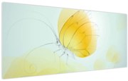 Tablou - Fluturele galben (120x50 cm)