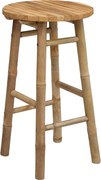 vidaXL Scaun de grădină natural Ø 38 x 68 cm Bambus