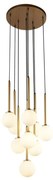 Lustra cu 9 pendule design decorativ modern Belle